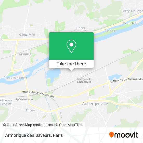 Mapa Armorique des Saveurs