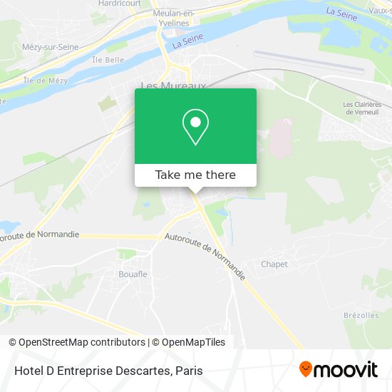 Hotel D Entreprise Descartes map