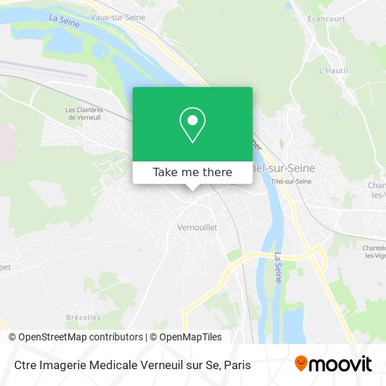 Ctre Imagerie Medicale Verneuil sur Se map