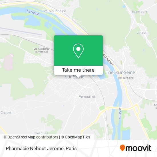 Pharmacie Nébout Jérome map
