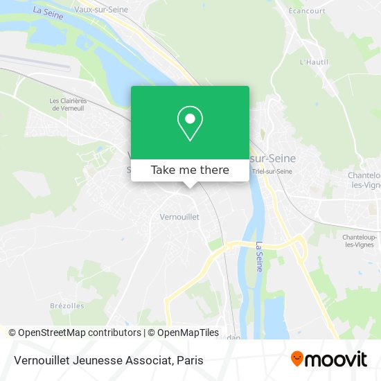 Vernouillet Jeunesse Associat map