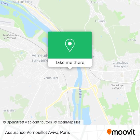 Assurance Vernouillet Aviva map