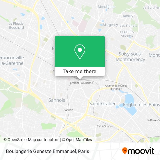 Boulangerie Geneste Emmanuel map