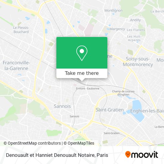 Mapa Denouault et Hanniet Denouault Notaire