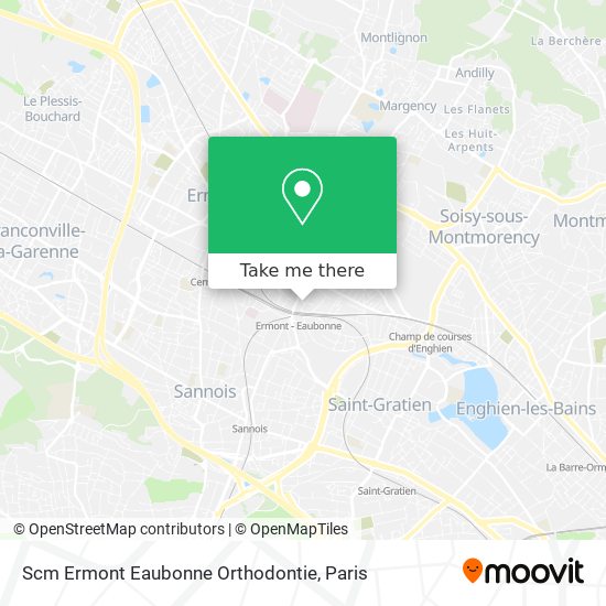 Mapa Scm Ermont Eaubonne Orthodontie