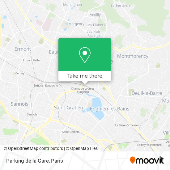 Mapa Parking de la Gare