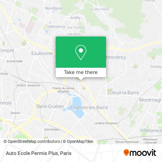 Auto Ecole Permis Plus map