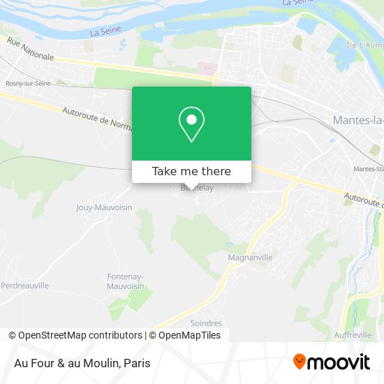 Mapa Au Four & au Moulin