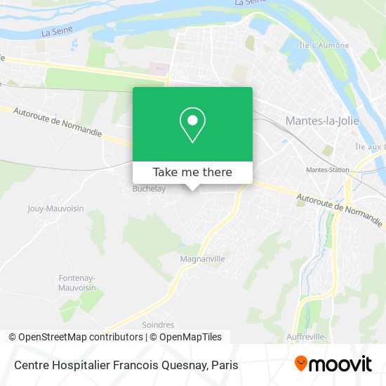 Centre Hospitalier Francois Quesnay map