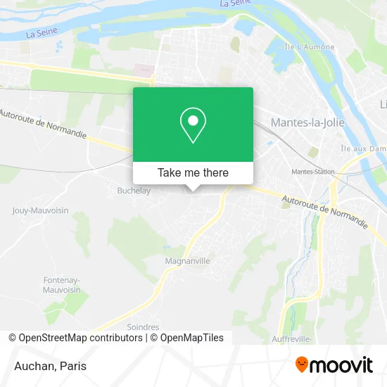 Auchan map