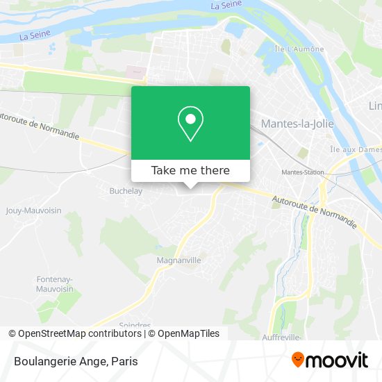 Boulangerie Ange map