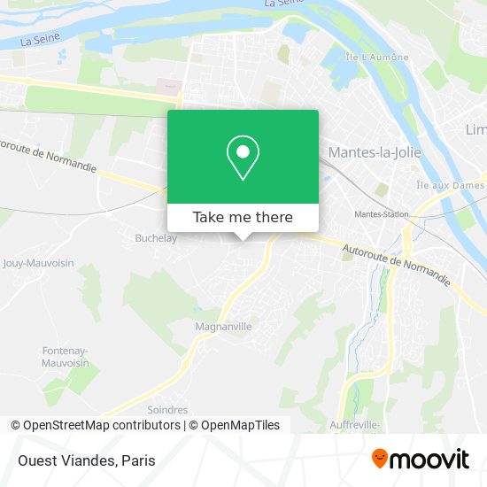 Ouest Viandes map