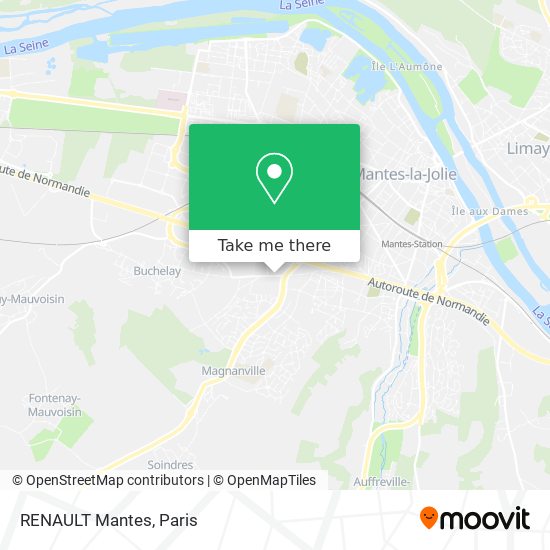 RENAULT Mantes map