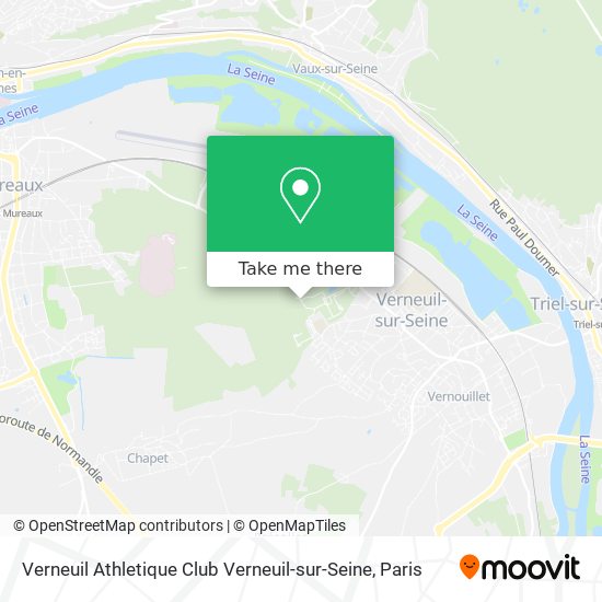 Verneuil Athletique Club Verneuil-sur-Seine map