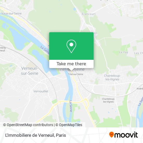 Mapa L'Immobiliere de Verneuil
