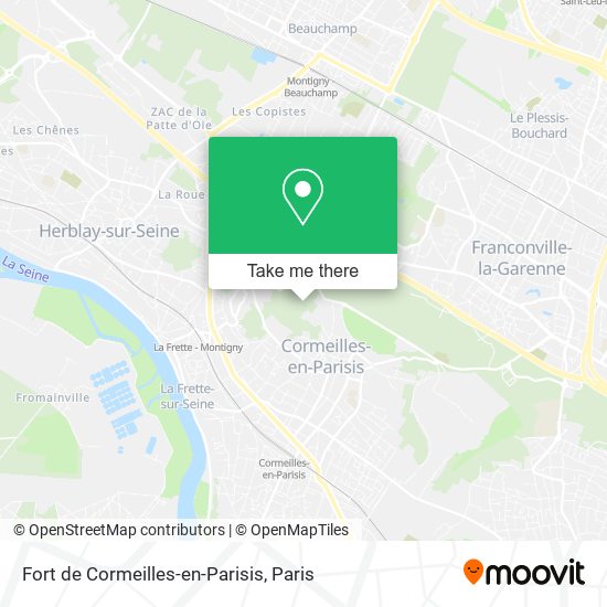 Fort de Cormeilles-en-Parisis map