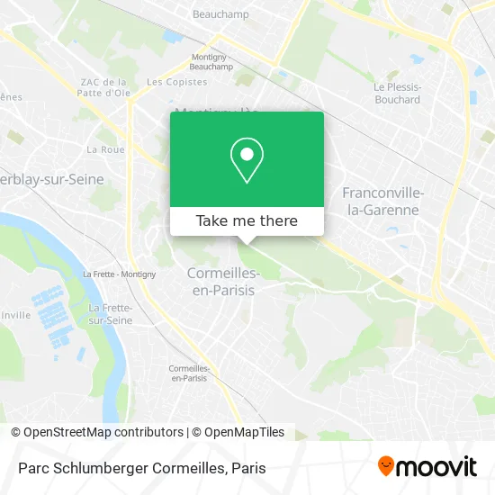 Parc Schlumberger Cormeilles map