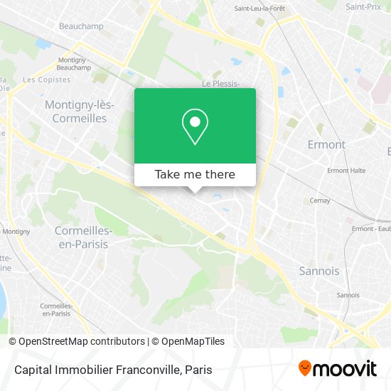 Mapa Capital Immobilier Franconville