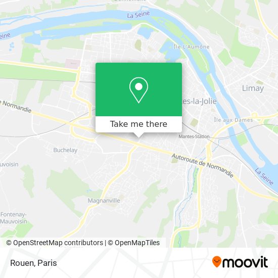 Mapa Rouen