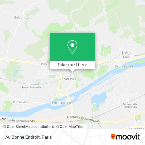 Au Bonne Endroit map