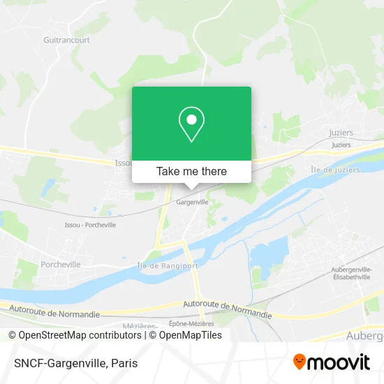 SNCF-Gargenville map