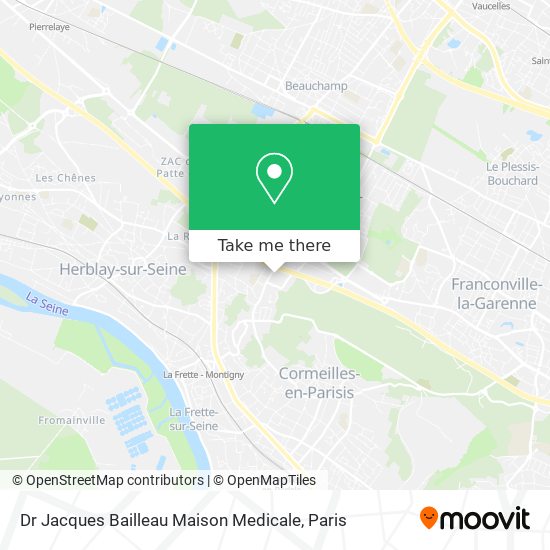 Dr Jacques Bailleau Maison Medicale map