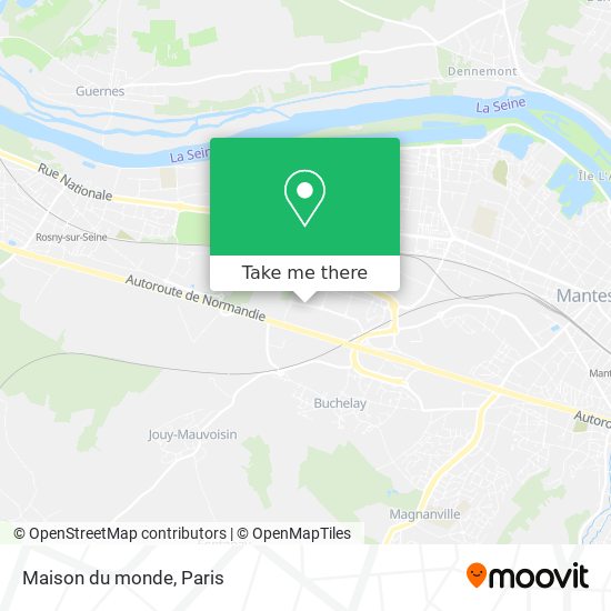 Maison du monde map