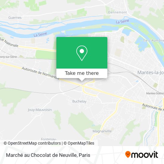 Marché au Chocolat de Neuville map