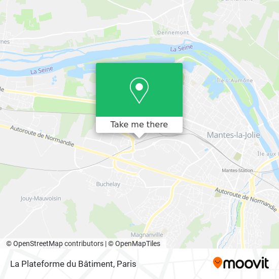 La Plateforme du Bâtiment map