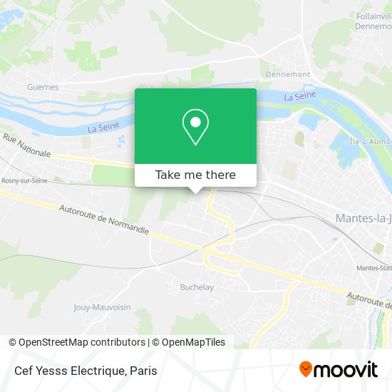 Cef Yesss Electrique map