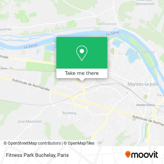 Mapa Fitness Park Buchelay