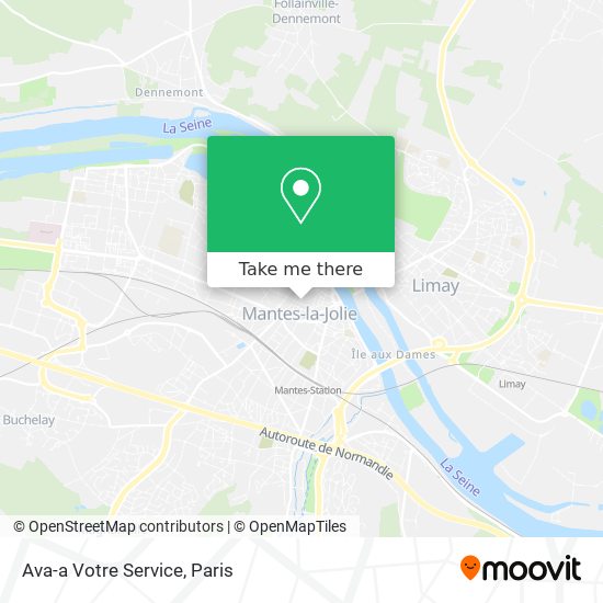 Ava-a Votre Service map