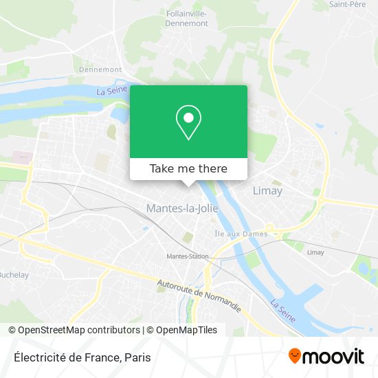 Mapa Électricité de France