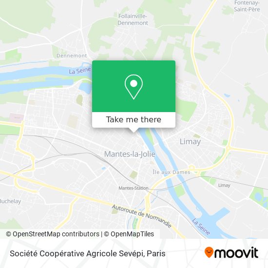 Mapa Société Coopérative Agricole Sevépi