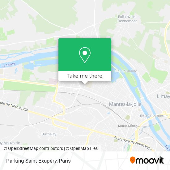 Mapa Parking Saint Exupéry