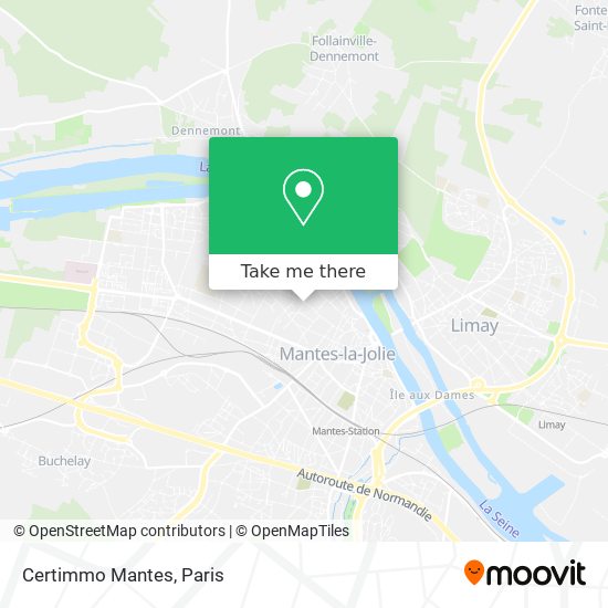 Certimmo Mantes map