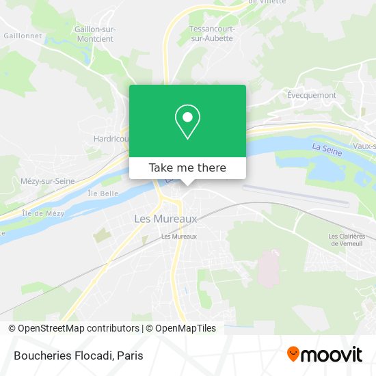 Boucheries Flocadi map