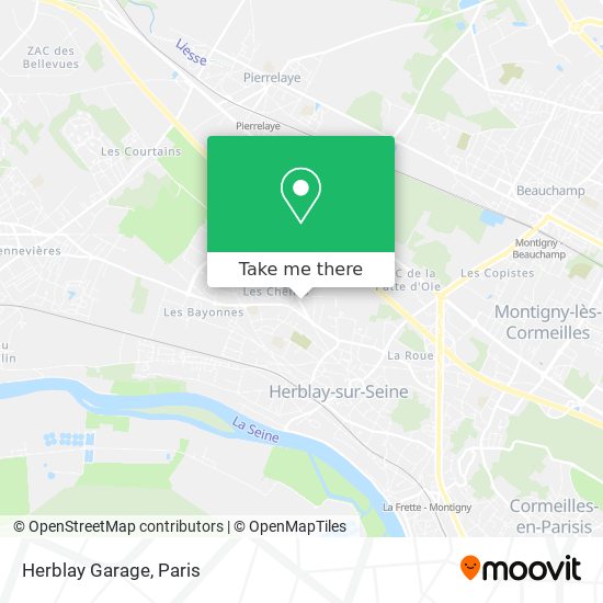 Herblay Garage map