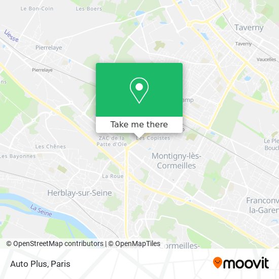 Auto Plus map