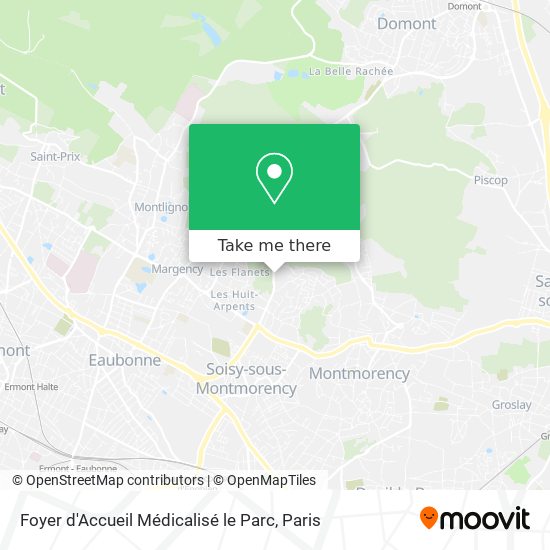 Foyer d'Accueil Médicalisé le Parc map