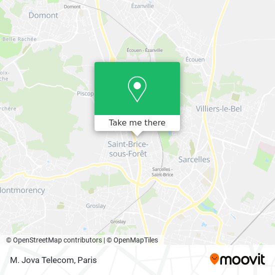 Mapa M. Jova Telecom