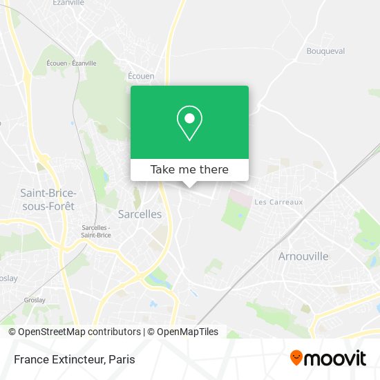 Mapa France Extincteur