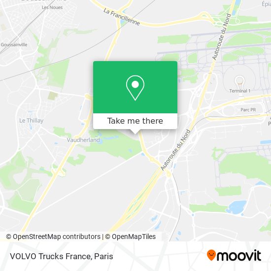 Mapa VOLVO Trucks France