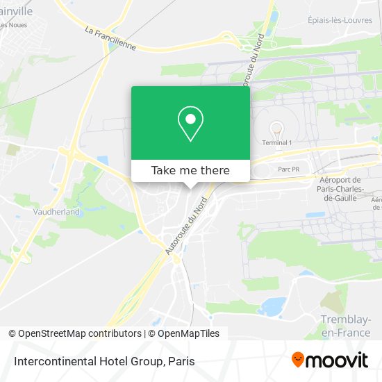 Intercontinental Hotel Group map