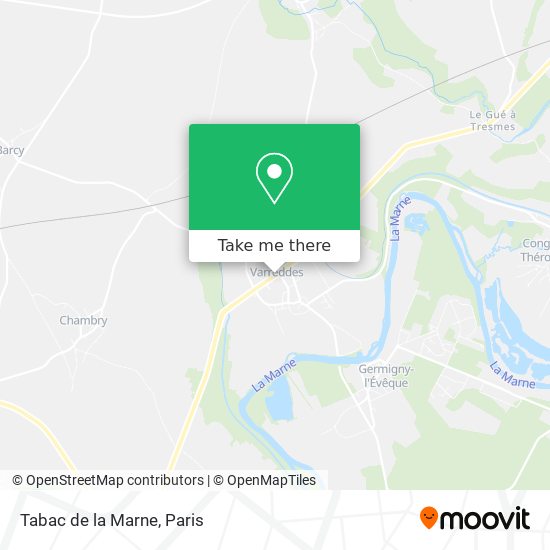 Mapa Tabac de la Marne