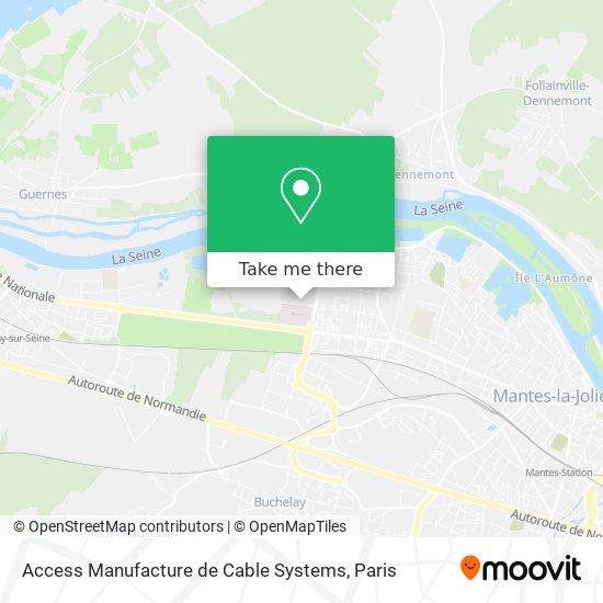 Access Manufacture de Cable Systems map