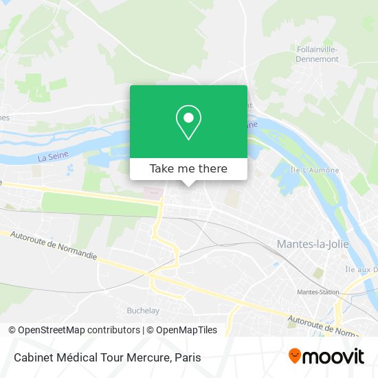 Mapa Cabinet Médical Tour Mercure