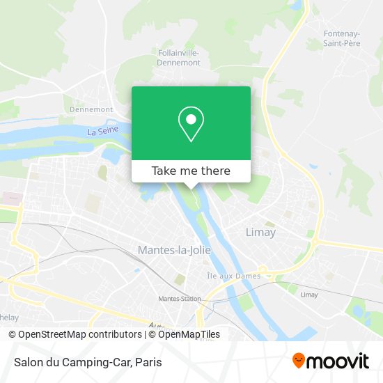 Mapa Salon du Camping-Car