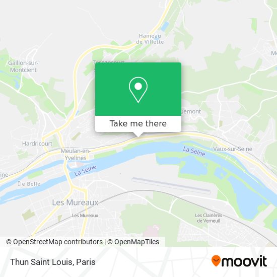 Thun Saint Louis map