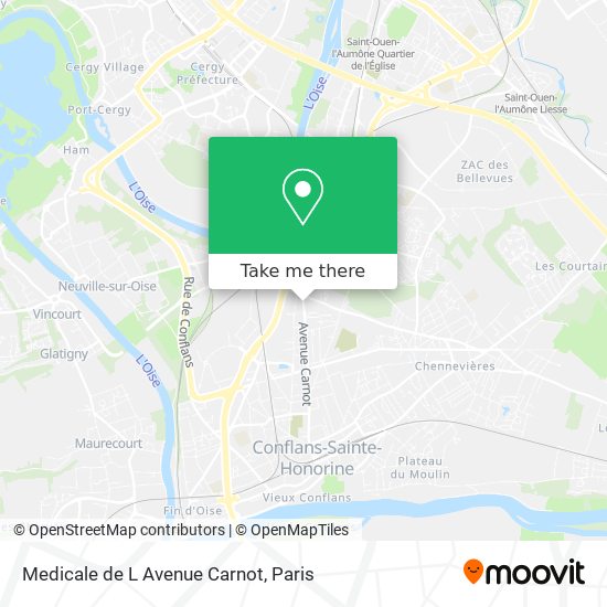 Medicale de L Avenue Carnot map